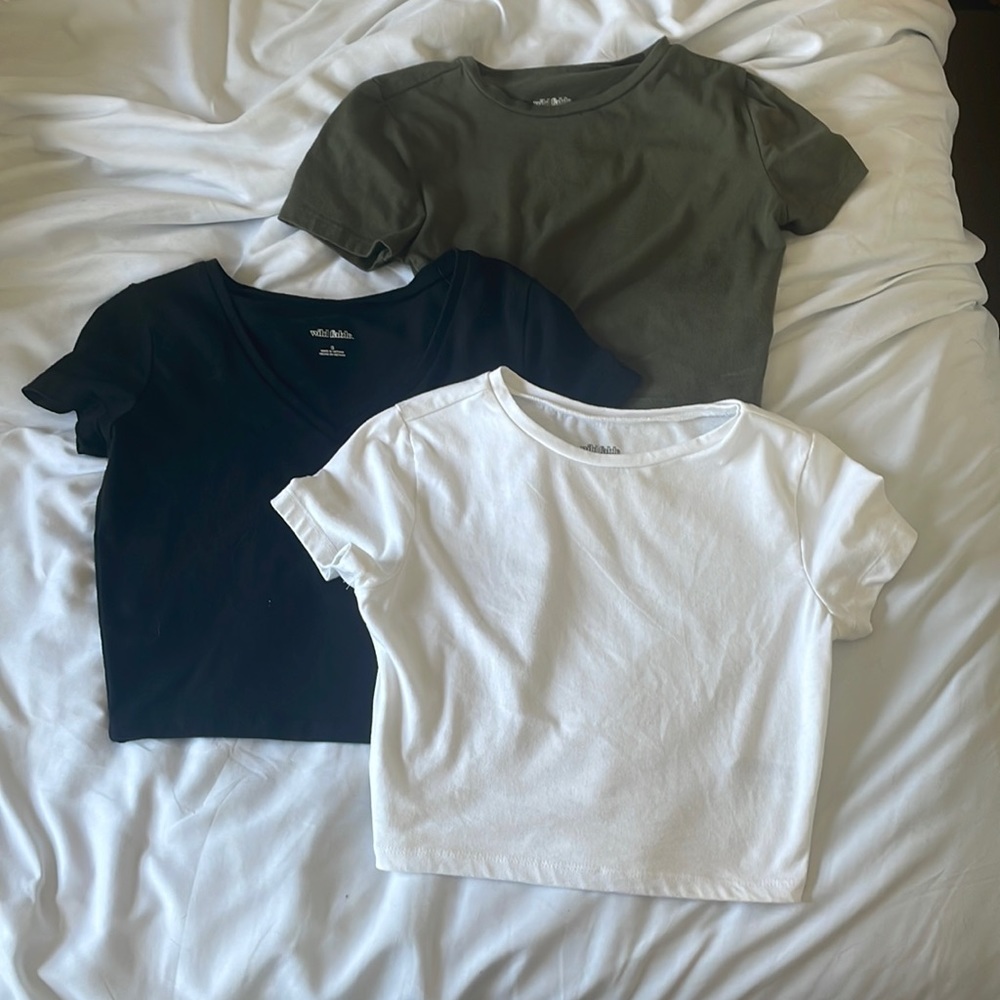 Basic crop top bundle